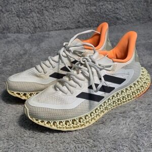 adidas 4DFWD 2 Running Shoes White‎ Orange GX9267 Womens 6.5 Good